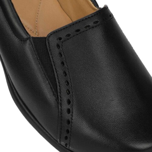 Choclo de piel especial con elástico, color negro, marca Enrico Ferri, mod. 1001264