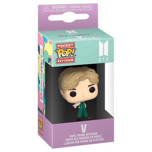 Funko Pop Llavero V Kim Tae Hyung Dynamite BTS K Pop Figura Original