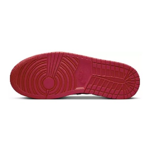 Tenis Air Jordan 1 Mid Retro Negro/rojo/blanco Hombre Talla #27.5