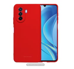 Case Logo Silicon Nova Y70 Huawei Rojo Funda Protector Oc