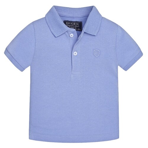 Polo Marca Mayoral Color Azul Celeste Para Bebé Niño