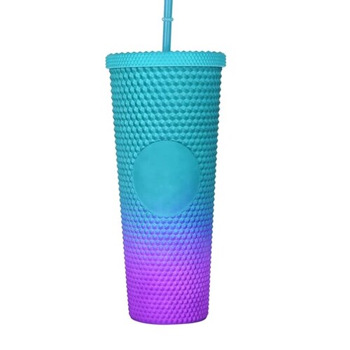 Vaso Termo Popote Acero Inoxidable Tipo Starbucks 750ml