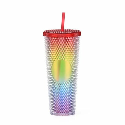 Vaso Termo Popote Acero Inoxidable Tipo Starbucks 750ml
