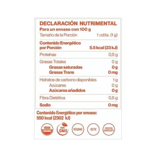 Hongo Adaptógeno Cordyceps 50g Commons Polvo 100% Orgánico