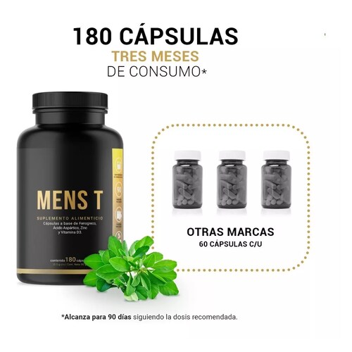 Testosterona Hombre 180 Cápsulas