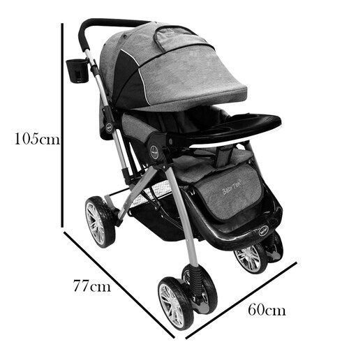 Carriola para bebé Reversible BabyTek S-A Rosa