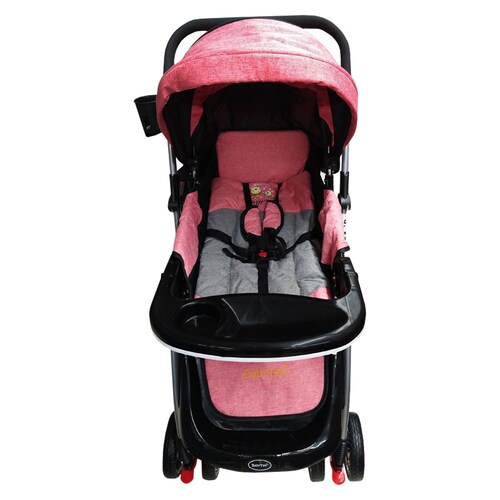 Carriola para bebé Reversible BabyTek S-A Rosa