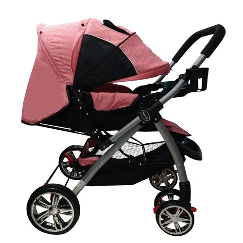 Carriola para bebé Reversible BabyTek S-A Rosa