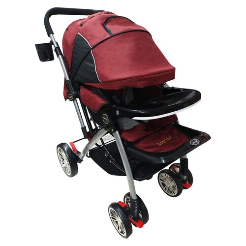 Carriola para bebé Reversible BabyTek S-A Rojo