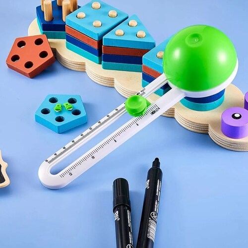 Cortador De Círculos Circular Giratorio Papel Redondeado color aleatorio