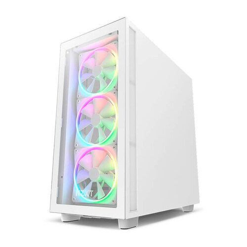 Gabinete NZTX H7 Elite RGB ATX S/Fuente Crital USB 3.2 Tipo-C CM-H71EW-02