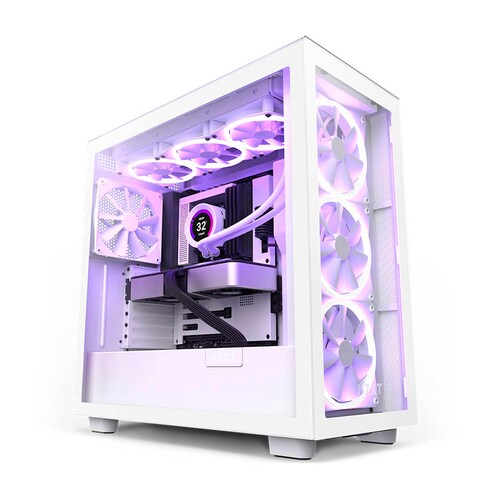 Gabinete NZTX H7 Elite RGB ATX S/Fuente Crital USB 3.2 Tipo-C CM-H71EW-02
