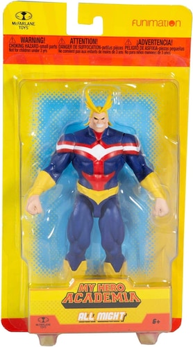 ALL MIGHT MY HERO ACADEMIA FIGURA MCFARLANE FIGURA DE ACCIÓN DE 5 PULGADAS