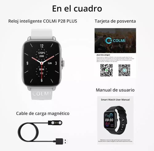 Smartwatch Reloj Inteligente Oxímetro Deportivo Negro Ritmo Cardiaco Para  Hombre Correa Intercambiable Silicona Serie 7 Caja