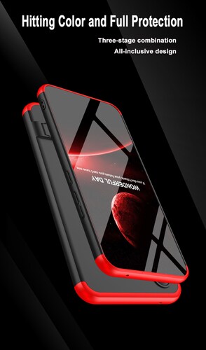 Protector fino para Samsung Galaxy A54 Negro con ROJO
