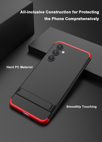 Protector fino para Samsung Galaxy A54 Negro con ROJO