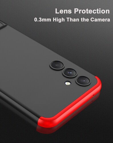 Protector fino para Samsung Galaxy A54 Negro con ROJO