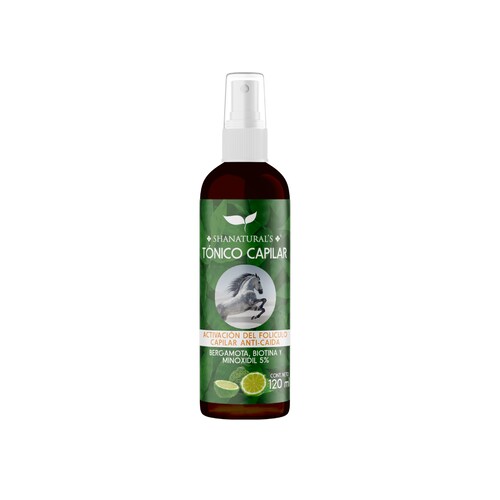 Tónico Capilar Minoxidil 5% 120 ml Shanatural's
