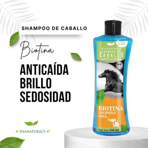 Shampoo Caballo Biotina 850 ml Shanatural's
