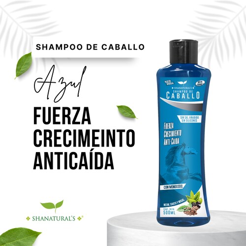 Shampoo Caballo Azul 500 ml Shanatural's