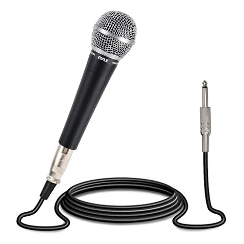 Pyle PDMIC58 - Micrófono de mano profesional con patrón polar unidireccional - Captura de sonido precisa