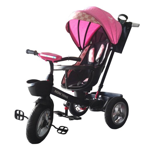 Triciclo Angelin Noni 360 grados Llanta de aire 3041-C Rosa