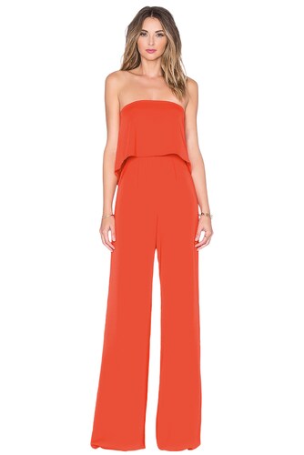 Jumper palazzo enterizo mono jumpsuit palabra de honor casual elegante xally 27D olan