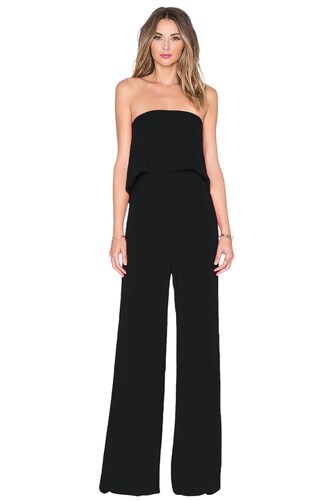 Jumper palazzo enterizo mono jumpsuit palabra de honor casual elegante xally 27D olan