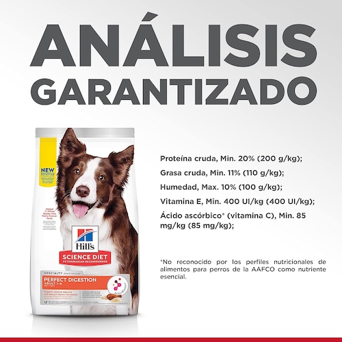 Alimento Para Perro Hill's Science Diet Perfect Digestion Alimento Seco Adulto 5.4 kg Digestion Perfecta