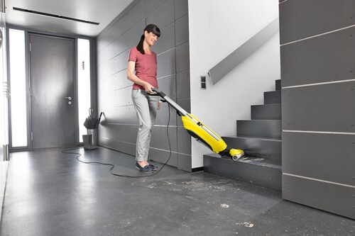 Limpiadora De Pisos Karcher FC5 2 En 1 Aspirado Y Trapeado-Amarilla