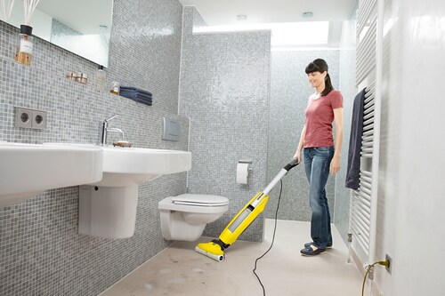 Limpiadora De Pisos Karcher FC5 2 En 1 Aspirado Y Trapeado-Amarilla