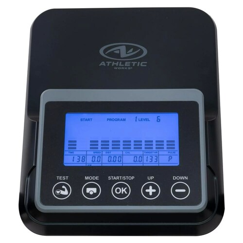 Bicicleta Elíptica Programable Athletic Works con Resistencia de 16 niveles