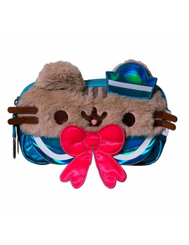 Lapicera Gato Pusheen The Cat Marinero Azul Celeste