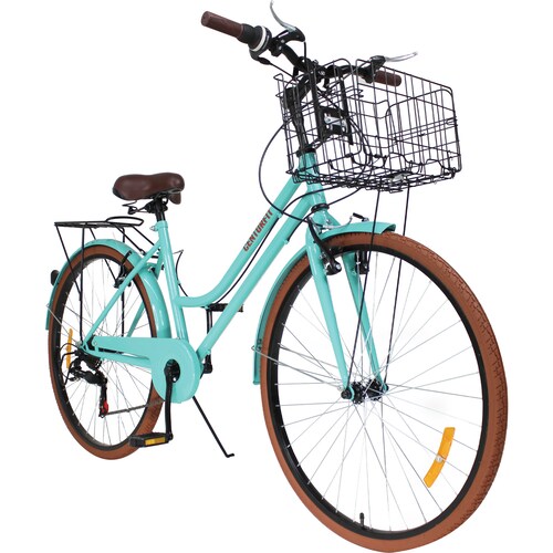 Bicicleta Urbana Vintage R26 Frenos V-brakes Menta