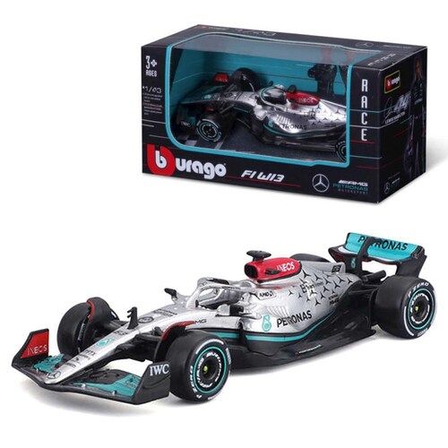 Carro a escala F1 Mercedes George Russell #63 Formula 1