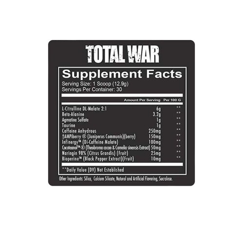 Total War Pre Entreno (30 serv) Sabor sandia