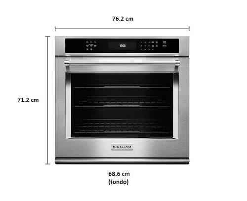 Horno Eléctrico Empotre KitchenAid KOSE500ESS 76 cm Acero Inoxidable