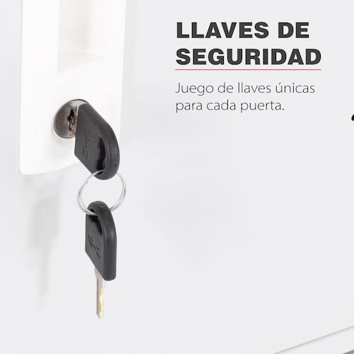 Locker Metalico Guardex 9 Puertas Casilleros de Almacenamiento 180 cm con Llave