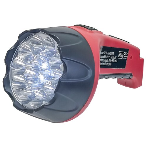 Lampara de Emergencia Recargable con Gran Potencia de Iluminación de 15 Luces Leds Ultrabrillantes y Focalizadas / Master / ML-TORCHLED15