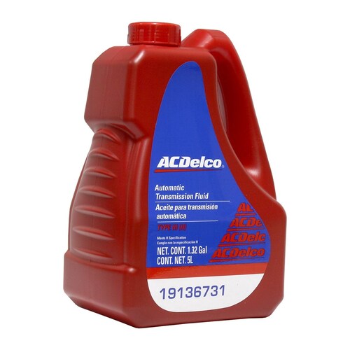 19136731 Aceite de transmisión acdelco original  AUT DEXRON III 5 L x4