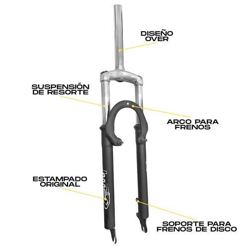 Tijera Bicicleta Horquilla Rodado 29 Suspensión 28.6 Over