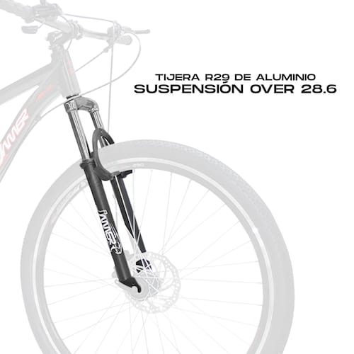 Tijera Bicicleta Horquilla Rodado 29 Suspensión 28.6 Over
