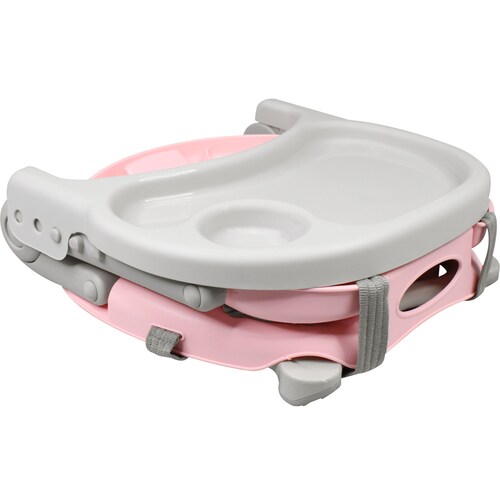 Silla Periquera Bebe Portatil Plegable Asiento Con Charola Rosa