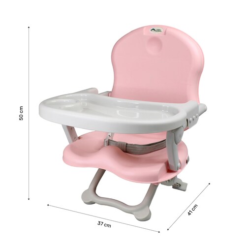 Silla Periquera Bebe Portatil Plegable Asiento Con Charola Rosa