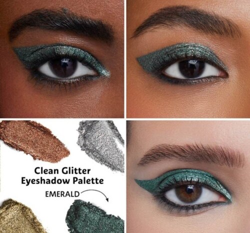 Paleta De 4 Sombras Glitter,originales De Sephora Clean .