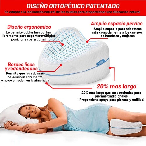 Almohada Ortopédica Para Piernas.