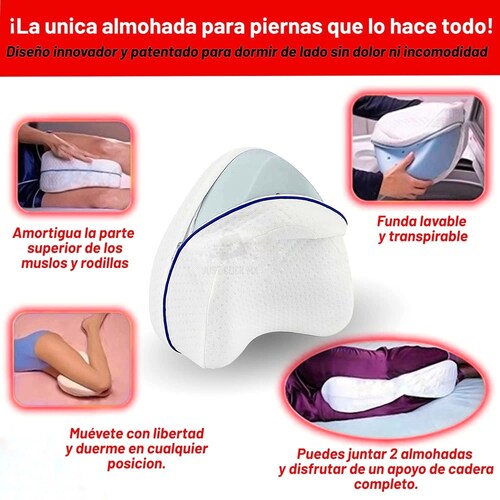 Almohada Ortopédica Para Piernas.