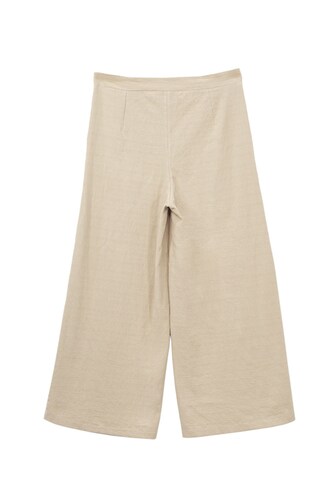 Pantalón  A ÁNGELOZANO con aberturas al frente de manta de algodón AL-W13