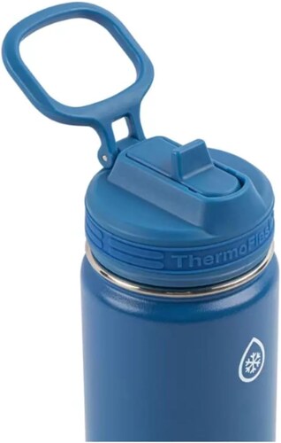 Thermoflask Juego De 2 Botellas De Acero Inoxidable 474ml (Blanco/Azul) 