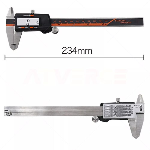 Calibrador Vernier Digital Lcd Pie Rey 15cm Acero Inoxidable